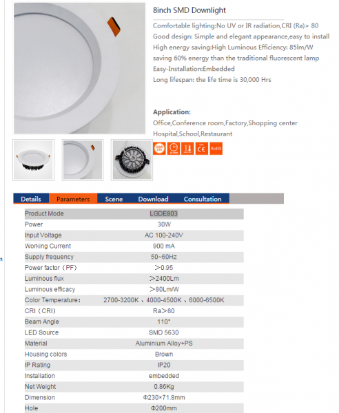 LED DownLighters