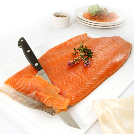 Irish Oak Smoked Salmon 1000g Sliced