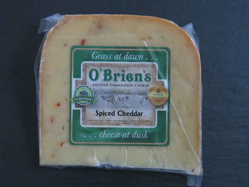 Irish Artisan Spiced Cheddar 200g