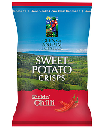 Sweet Potato Crisps Kickin' Chilli