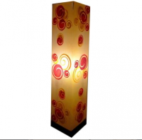 Yellow Square Standing Lamp-MCA-FBST-0008