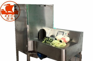 Automatic watermelon peeling machine