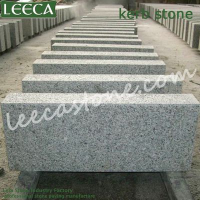 Grey granite kerb stone